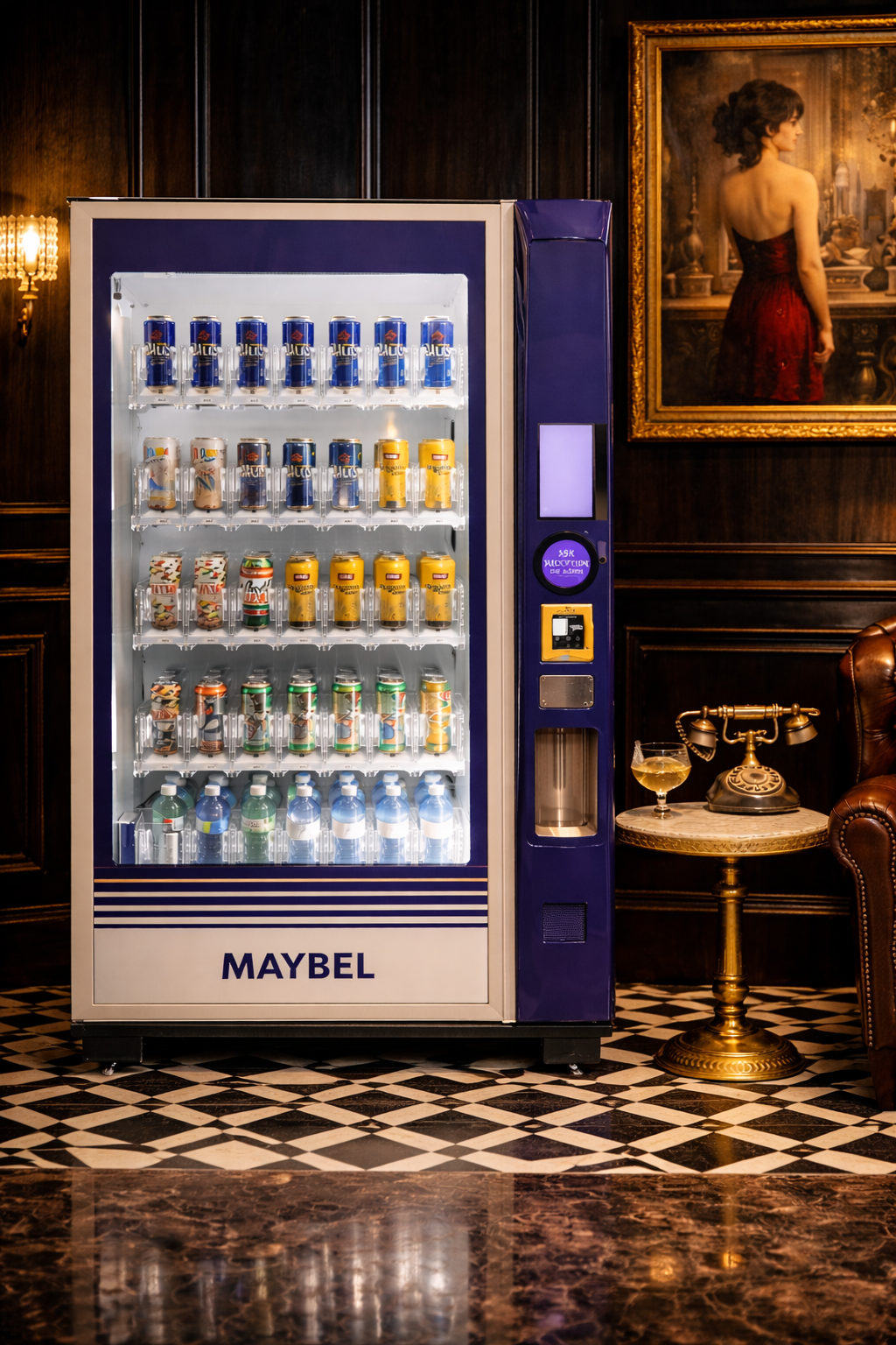 Alcohol Vending Machines powered by Maybel